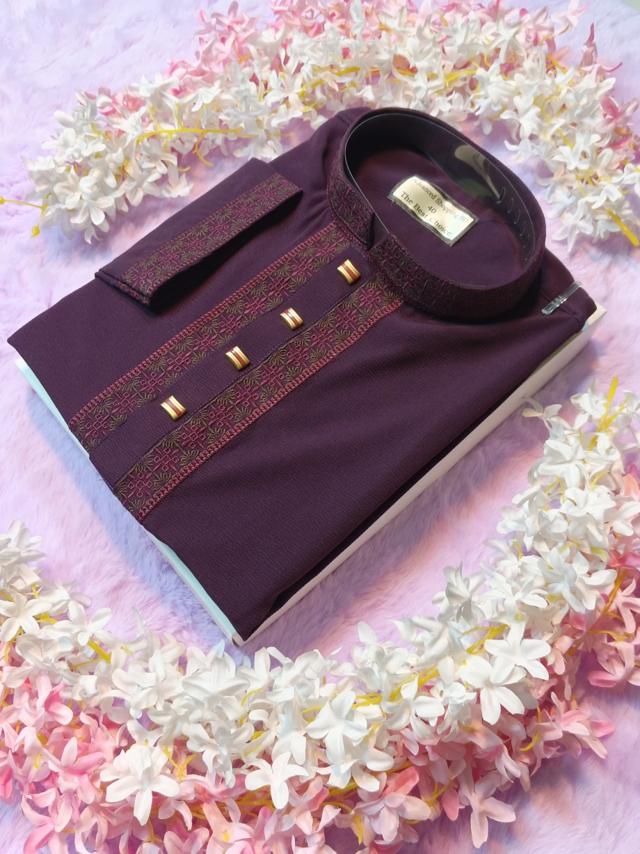 চায়না জাফরান পাঞ্জাবি cod18